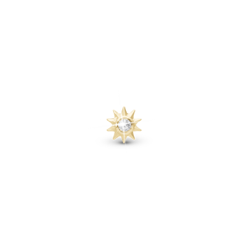 Christina Ray of Sunshine Single ørestik (single) – forgyldt sølv