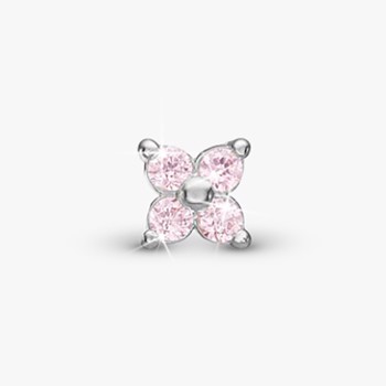 Christina Magic Pink Single ørestik (single) – sølv