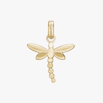 Christina Dragonfly vedhæng – forgyldt sølv
