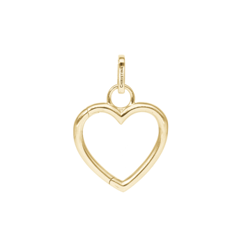 Christina Collectors Heart vedhæng – forgyldt sølv