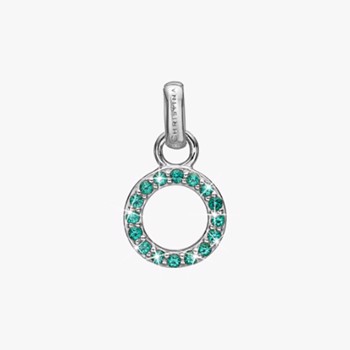 Christina Green CZ Circle vedhæng – sølv