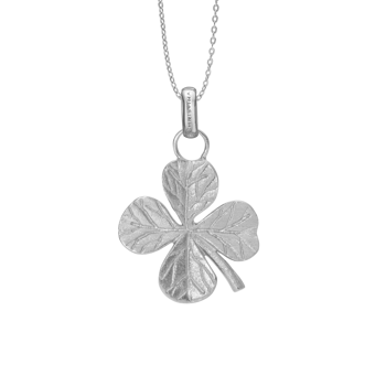 Christina Big Four Leaf Clover vedhæng – sølv