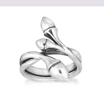 Rabinovich Climbing Rose fingerring i massivt sterling sølv