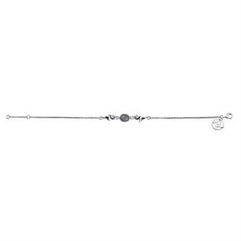 Rabinovich Glamorous Grey armbånd i sterling sølv med grå månesten og zirkonia