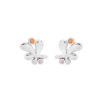 Rabinovich SUNSET Sterling sølv øreringe med orange, gul og pink safir