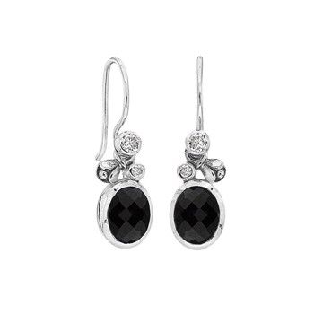 Rabinovich Flourish sterling sølv øreringe med Spinel og zirkonia