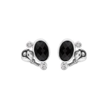 Rabinovich Flourish sterling sølv øreringe med Spinel og zirkonia