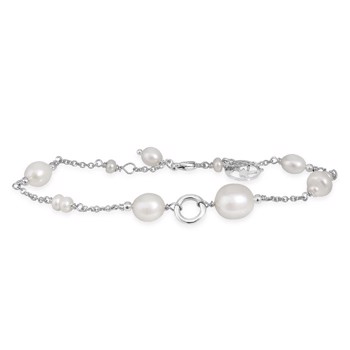 Rabinovich Melrose sterling sølv armbånd med ferskvandsperler