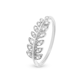 Christina Forest Leaves ring – sølv