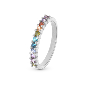 Christina Rainbow ring – sølv