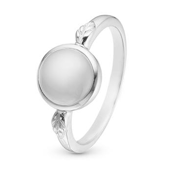 Køb model 3.27.A-55, Ring med ægte grå månesten 925 sterling sølv  her hos Houmann.dk