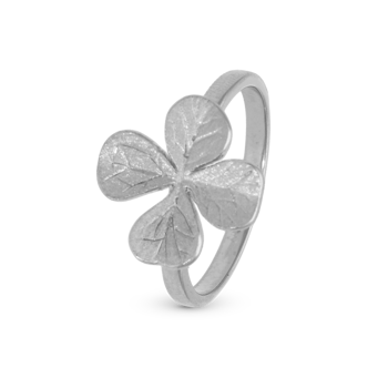 Christina Four Leaf Clover ring – sølv