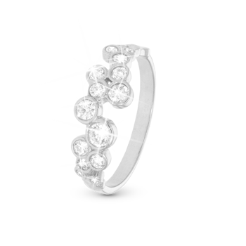 Christina Bubbles ring – sølv