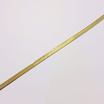 Seville forgyldt fladt slange armbånd
