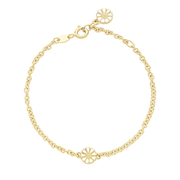 Armbånd med emalje i forgyldt sterling sølv, 19 cm – Lund Copenhagen