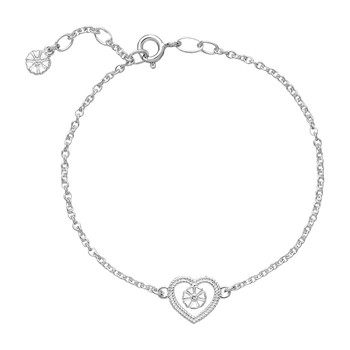 Armbånd med marguerit i sterling sølv – Lund Copenhagen