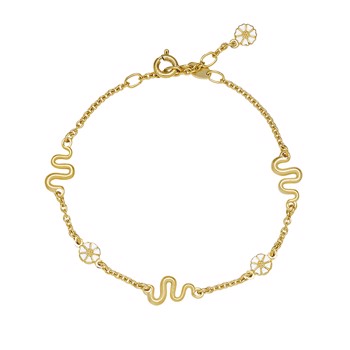 Model 9015080-M, armbånd 24 kt forgyldt fra Lund Copenhagen i sterling sølv