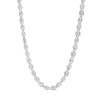 Armbånd med knude i sterling sølv, 45 cm – Lund Copenhagen