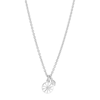 Collier med marguerit i sterling sølv – Lund Copenhagen