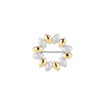 Broche i forgyldt sterling sølv – Lund Copenhagen