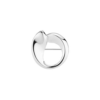 Broche i sterling sølv, 26 mm – Lund Copenhagen