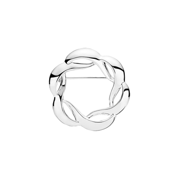 Broche i sterling sølv, 32,5 mm – Lund Copenhagen