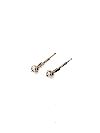 Broche med knude i sterling sølv, 8 mm – Lund Copenhagen
