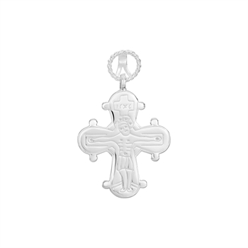 Vedhæng med dagmarkors i sterling sølv, 26x22 mm – Lund Copenhagen