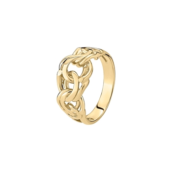 Ring. bismark forgyldt sterling sølv