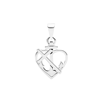 Vedhæng i sterling sølv, 21x16 mm – Lund Copenhagen
