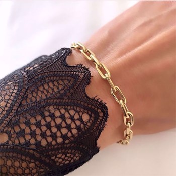 Armbånd i 8 karat guld, 19 cm