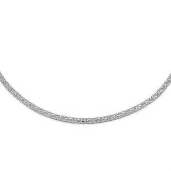 Randers Sølv's Håndlavet halskæde bestående af tætte links - 4,5 mm