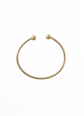 Armbånd med kugle i 14 karat guld, 8 mm – Lund Copenhagen