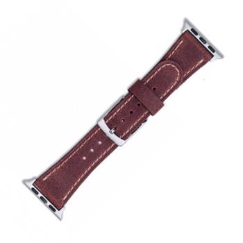 Apple Watch mørkebrun kerne læder urrem, 38 mm – urrem fra Houmann