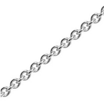 Anker rund i massivt 925 sterling sølv halskæde 1,5 mm bred (tråd 0,40) og længde 50 cm