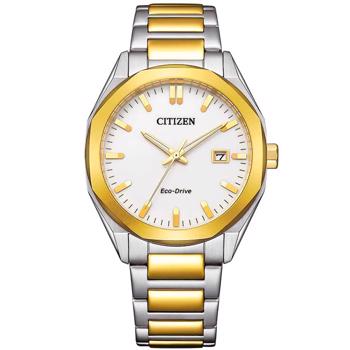 Citizen BM7624-82A herreur – Eco-Drive i forgyldt stål og stål, 38 mm