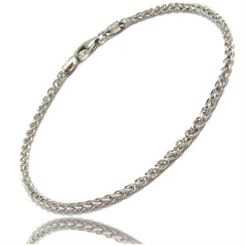 Hvede - Rhodineret sterling sølv halskæder i bredden 1,70 mm og længde 60 cm