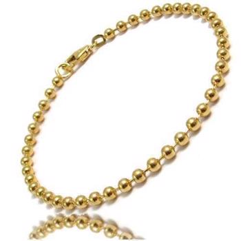 14 karat Kugle kæde armbånd og halskæde på 2,0 og 3,0 mm