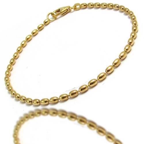 Oliven halskæde i 14 karat guld, bredde 2,3 mm og længde 40 cm
