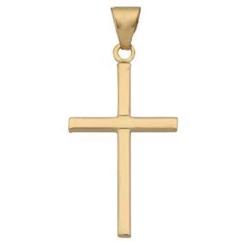Guldsmykket.dk har dine BNH 14 kt guld Stolpe kors Mellem - 17 x 27 mm