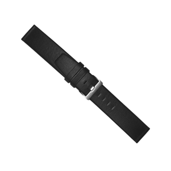 Braun urrem I Sort læder, 20 mm – urrem fra Houmann