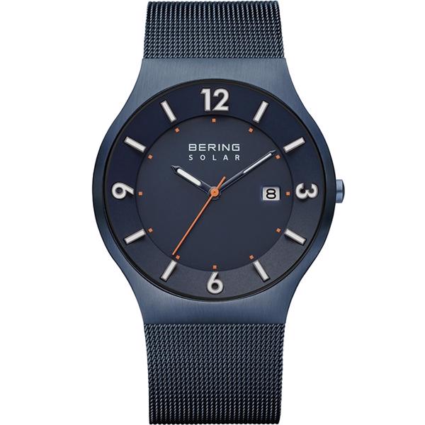 Bering 14440-393 herreur Solar med blå urskive