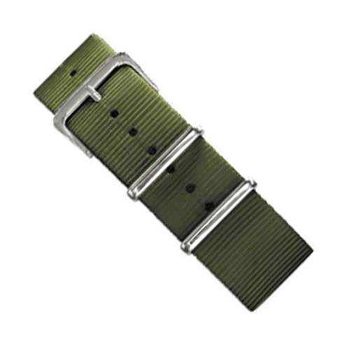 Nato rem i grøn, 20 mm – urrem fra Houmann