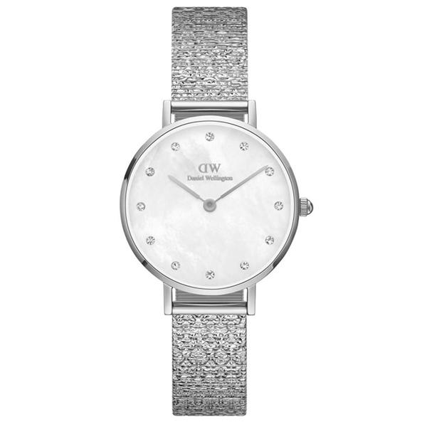 Daniel Wellington Petite Lumine dameur med rustfri meshlænke