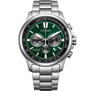 Model CA4570-88X Citizen Ecodrive Titanium Mens Chronograph ECO Drive Quartz Herre ur