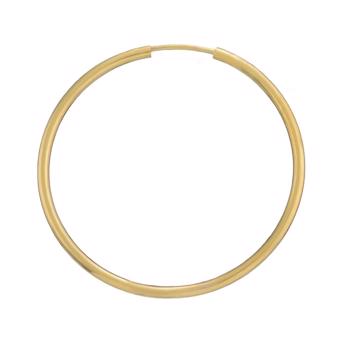 1 Stk. 8 kt rødguld Øre creol, Ø 40 mm x 2,0 mm