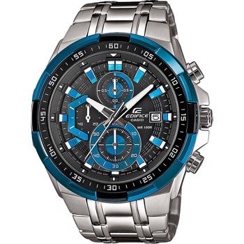 Casio Edifice EFR-539D-1A2VUEF herreur i stål med lænke