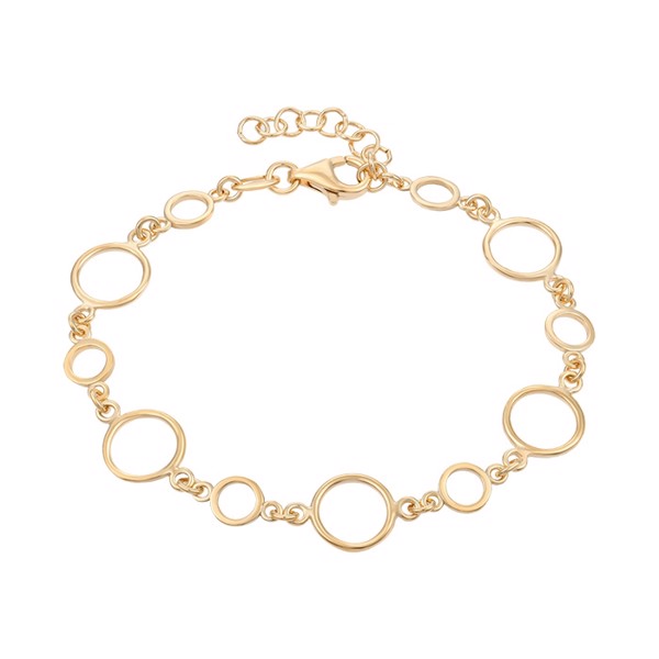 Armbånd i forgyldt sølv – Støvring Design