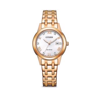 Citizen FE1243-83A dameur – Eco-Drive i forgyldt stål, 29 mm