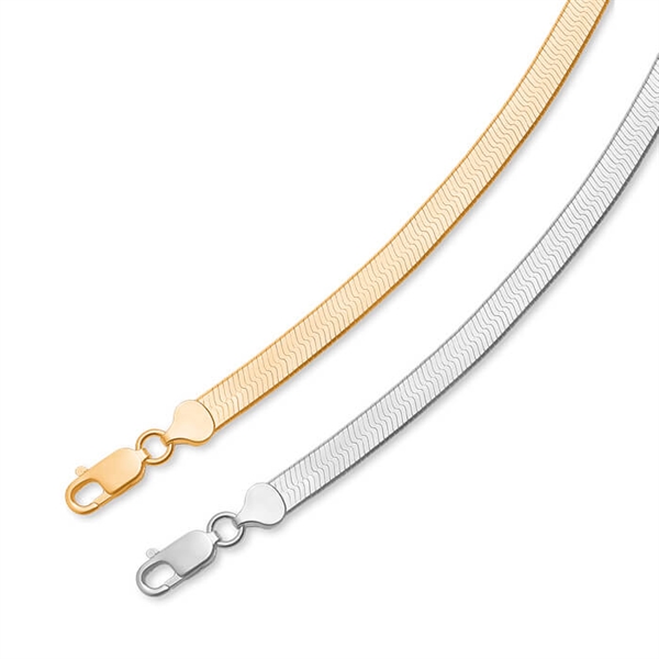Halskæde i forgyldt sølv, 21 cm – Støvring Design